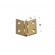 BRASS FLAT HINGE 30x30 ITALY